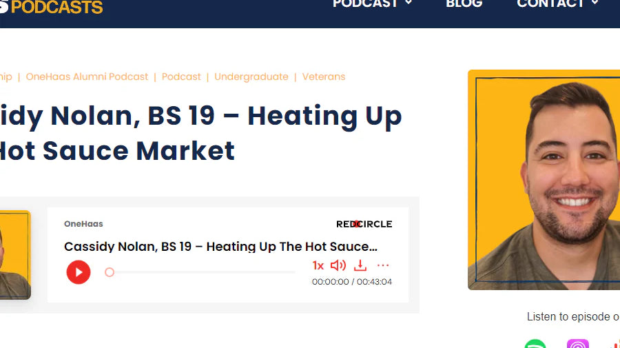 Cassidy Nolan, BS 19 – Heating Up The Hot Sauce Market